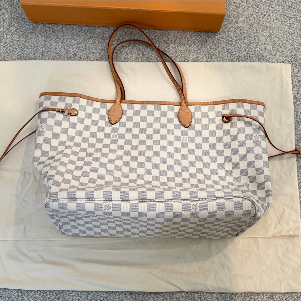 Louis Vuitton Neverfull GM - Damier Azur, Rose Ballerine